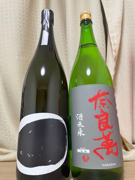 奈良萬 純米吟醸 酒未来 1800、山に雲がゴオウゴオウ 純米大吟醸 1800