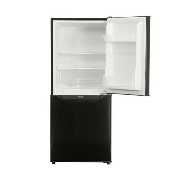新品未使用箱不良 山善 冷凍冷蔵庫 2ドア 106L 冷蔵73L/冷凍33L YFR-D111ブラック