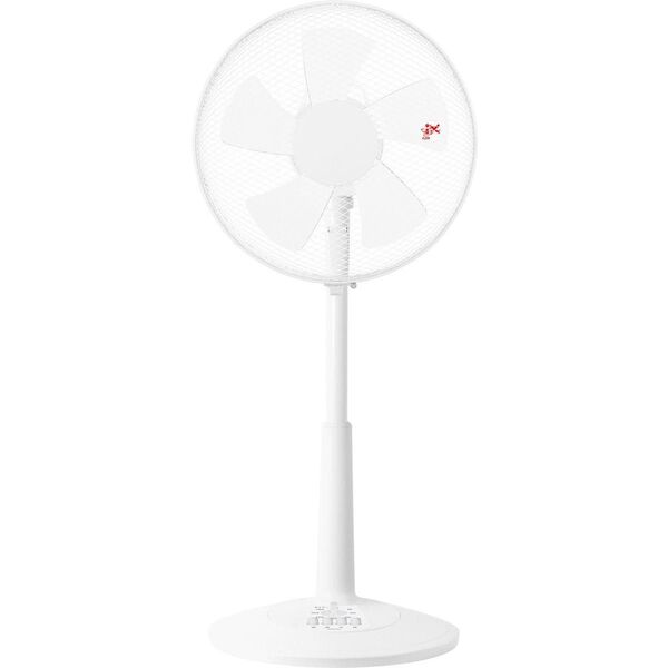 新品未使用箱不良 山善 30cmリビング扇風機 (押しボタンスイッチ)(風量3段階) タイマー付 ホワイト YLT-C30(W)