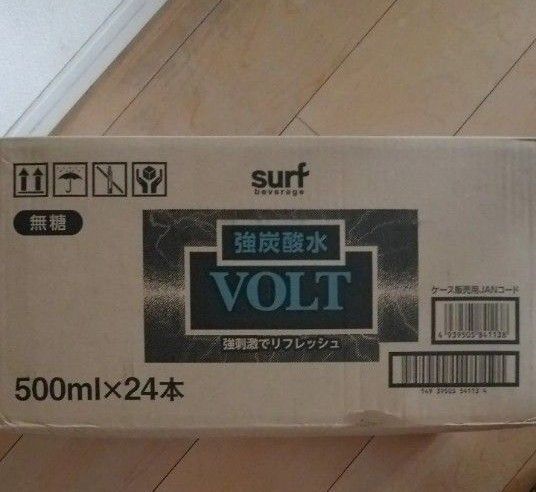サーフビバレッジ VOLT 強炭酸水 500ml 1ケース 24本