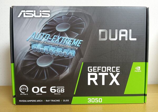 ASUS Dual GeForce RTX 3050 OC Edition 6GB GDDR6 グラフィックボード 新品未使用品