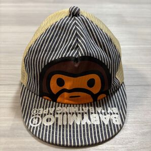 BAPE KIDS メッシュキャップ ネイビー