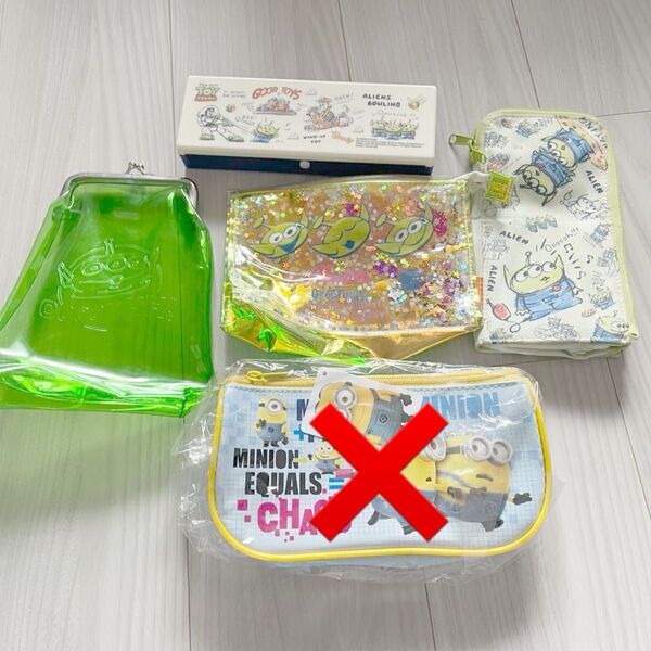 ポーチ 筆箱 ペンケース まとめ売り 値下げ不可 バラ売り◯ ミニオン ディズニー トイストーリー エイリアン 平成レトロ