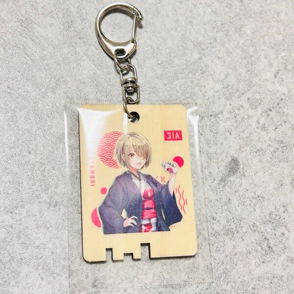 新品ヘブバン 茅森月歌 木札キーホルダー