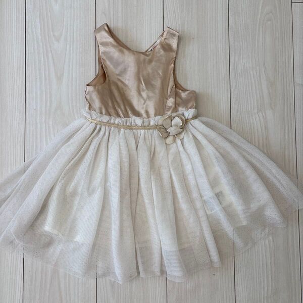 ドレス ワンピース H&M 90 フォーマル チュール