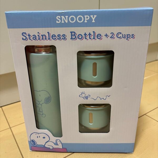 SNOOPY ステンレスボトル+2 Cups