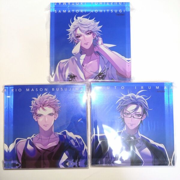 ヒプマイ CD 特典 アクリルブロック ヨコハマ 左馬刻・銃兎・理鶯