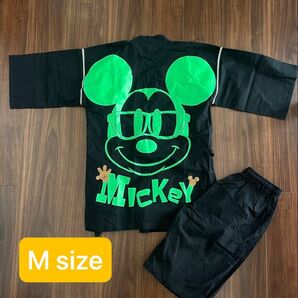 ディズニー ミッキーマウス 甚平 ディズニーランド シー M メンズ 170