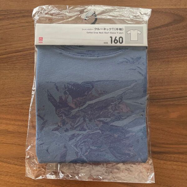 コットンカラークルーネック 160 Tシャツ UNIQLO ユニクロ 半袖 シャツ クルーネックT