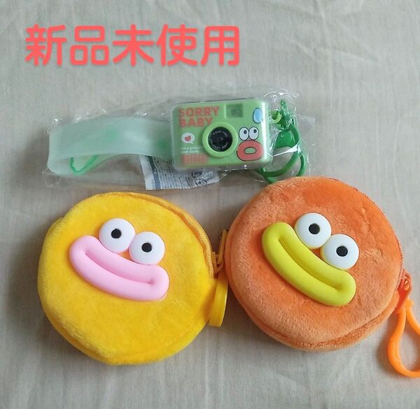 新品 ソーセージリップモンスター ミニポーチ コインケース ミニカメラストラップ