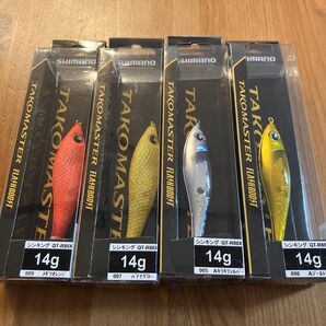 【限定価格】シマノ タコマスター フラッシュブースト QT-R80X 4個セット スッテ メダツオレンジ バナナグロー 他