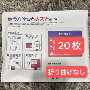 ゆうパケットポストmini 専用封筒 20枚封筒 ゆうパケットポストミニ ゆうパケットmini