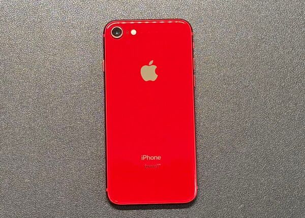iPhone8 64GB レッド 極美品 simフリー バッテリー100%