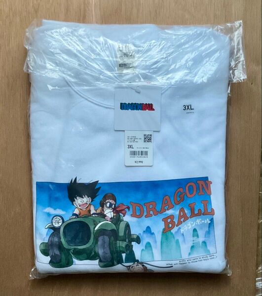 【新品・未使用】ユニクロ ドラゴンボール スウェットシャツ ホワイト 3XL