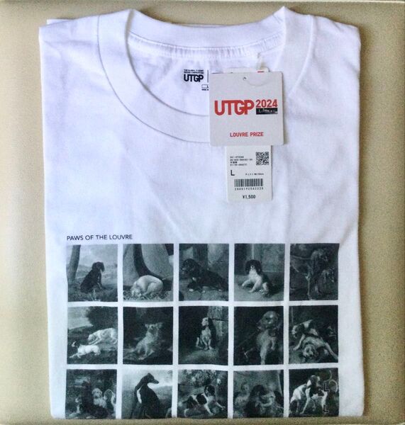 【新品・未使用】ユニクロ UTGP2024 ルーヴル美術館 UT ホワイト L