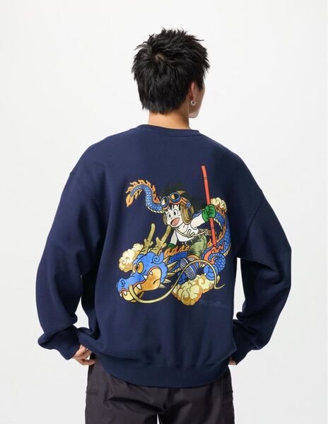 【新品・未使用】ユニクロ ドラゴンボール スウェットシャツ ネイビー 4XL