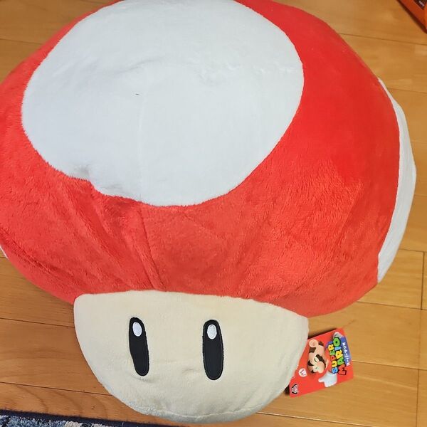 スーパーマリオ きのこ クッション 特大