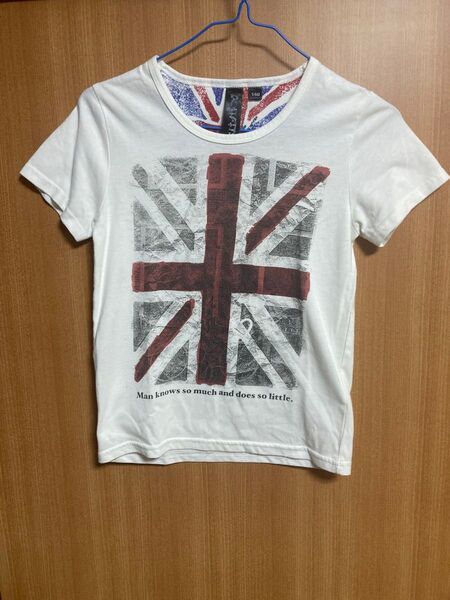 ユニオンジャック Tシャツ 140サイズ 白 子供服 キッズ 男の子 女の子