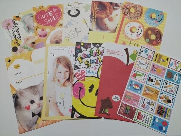 (54)イエロー系レターセット詰め合わせ10セット