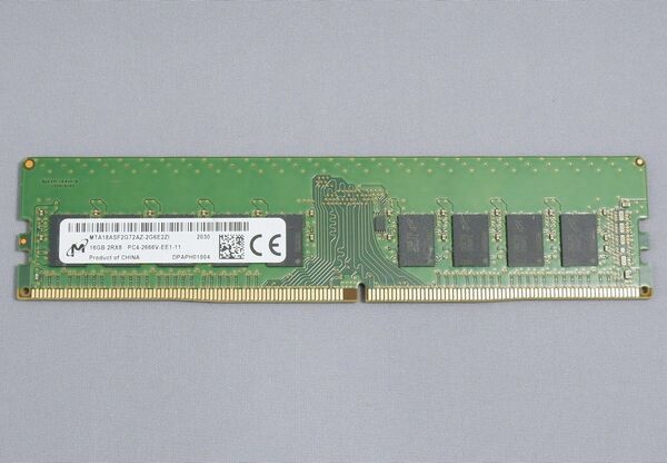 Micron DDR4-2666 ECC Unbuffered 16GB PC4-21300