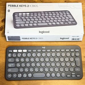 ロジクール Logicool Pebble Keys 2 K380S K380sGR グラファイト