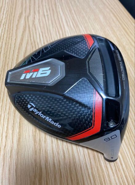 ゴルフ TaylorMade M6 ドライバーヘッドのみ 9° カバー付き 中古品