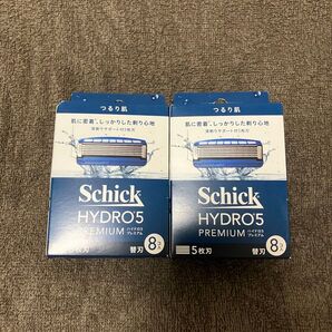 Schick ハイドロ5プレミアム替刃(つるり肌) 5枚刃 8個入 2個セット
