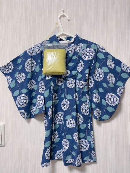 【新品】Samansa mos2 サマンサモスモス 浴衣 あじさい 95cm〜100cm