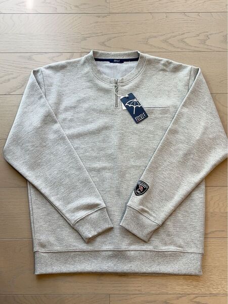 【新品】アーノルドパーマー トレーナー スウェット 長袖 ハーフジップ L グレー
