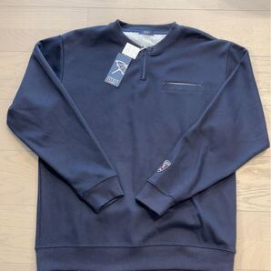 【新品】アーノルドパーマー トレーナー スウェット ハーフジップ 長袖 メンズ LL XL ネイビー