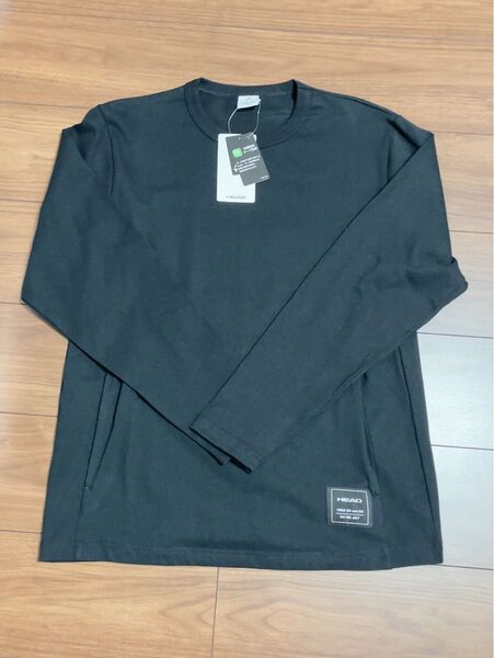【新品】HEAD 長袖Tシャツ ロンT メンズ M ブラック