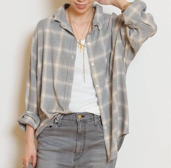 MUSE de Deuxieme Classe【REMI RELIEF/レミレリーフ】 RAYON チェックシャツ《3》