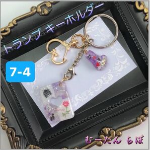 7-4 トランプ キーホルダー(Eat me!)