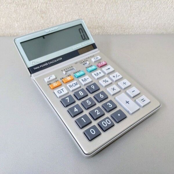 ☆シャープ!SHARP 電卓 ELSI MATE EL-N732K 12桁!