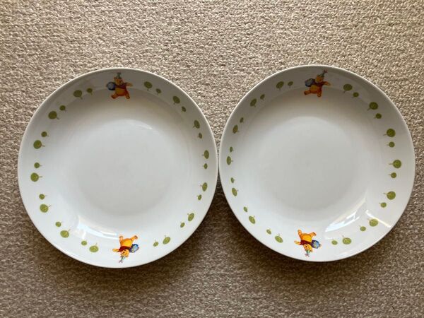 【非売品】セブンイレブン ディズニー プーさん パスタ皿 プレート 2枚セット