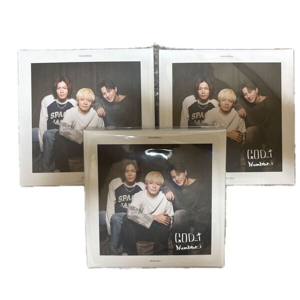 GOD_i【FC限定3枚セット】 BON Ver./INZM Ver./GOD_i Ver. Number_i チャーム付