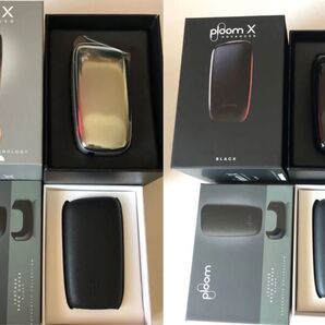 プルームX本体+レザーバックカバー2セット