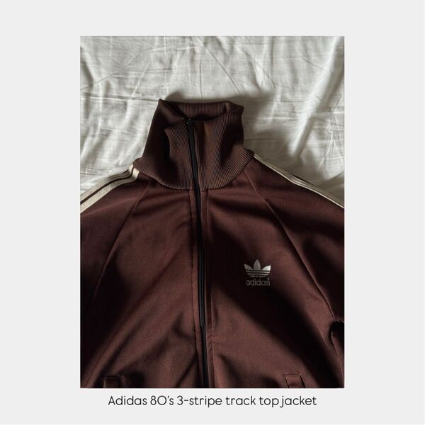 Adidas 80’s 3-stripe track top jacket アディダス トラックジャケット 西ドイツ ジャージ