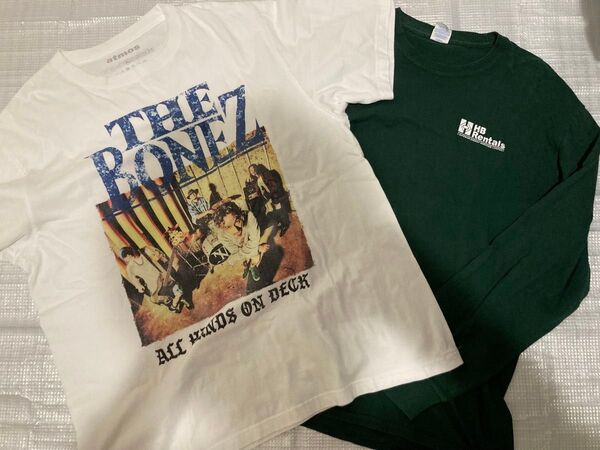 値下げ不可 atmos THE BONEZ Tシャツ ボーンズ アトモス ザボーンズ XL バンドTシャツ