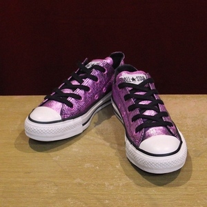 CONVERSE Converse ALL STAR Lo все Star лиловый металлик фиолетовый белый краска 23cm прекрасный товар 