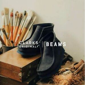 極美 CLARKS × BEAMS wallabee boot gore-tex