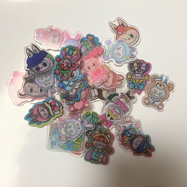 ラブブ アクリル デコパーツ ビーズ
