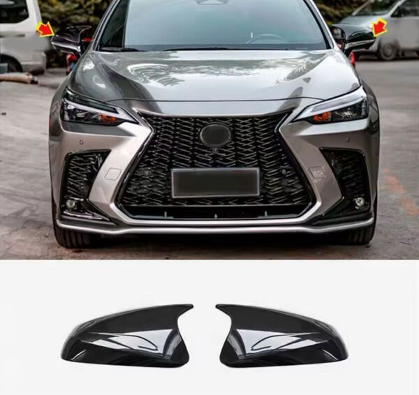 新品 レクサス LEXUS NX RX 10系 20系 エアロ ドアミラー カバー 海外 左ハンドル仕様 202ブラック塗装済