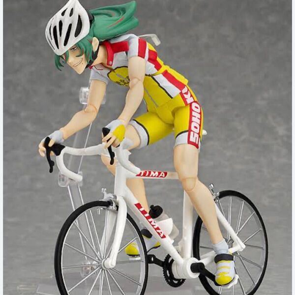 figma 弱虫ペダル 巻島祐介 組み立て済み パーツ全てあります。 タイヤ転がります。