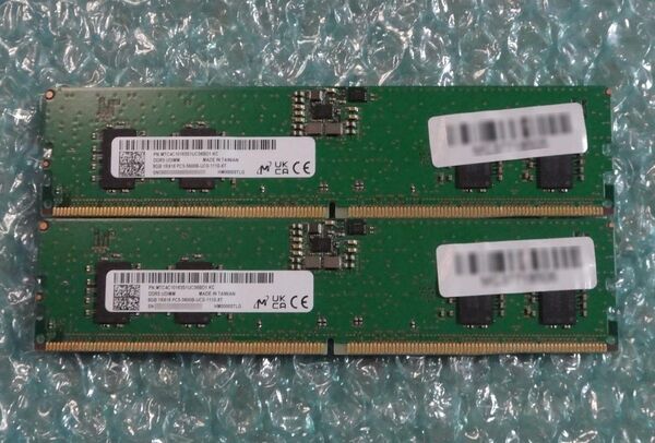 DDR5 16GB DDR5-5600 8GB x2 Micron