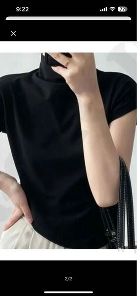Tシャツ レディースタートルネック tシャツ レディース ハイネック 半袖 uvカット 無地 薄手 首 インナー ス カットソー