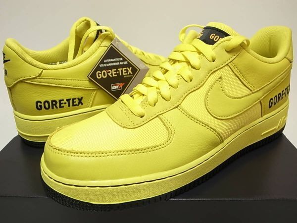 【送料無料】NIKE AIR FORCE 1 GTX GORE-TEX ゴアテックス DYNAMIC YELLOW/BLACK 黄色 ダイナミックイエロー限定 CK2630-701 US8/26cm 新品