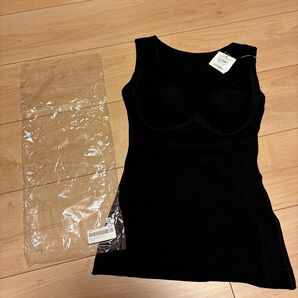 ブラデリス ゆきねえ 24h!コットン混タンクトップブラ ブラック M ブラキャミ