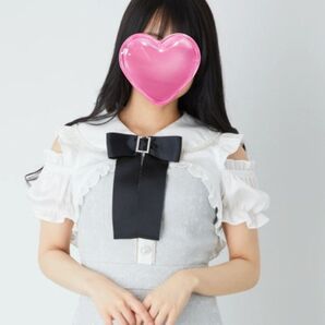 Ank Rouge 衿パールショート丈BL ブラウス