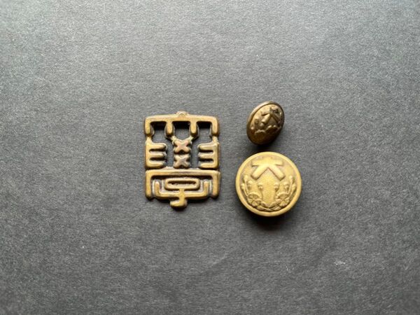 旧帝国大学(現 東京大学)校章 帽章 レトロ ヴィンテージ アンティーク 骨董品 お宝
